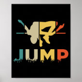 De sport met de hoge sprint poster (Voorkant)