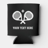 De sport van de padel koelboxxen met douanetekst blikjeskoeler (Voorkant)