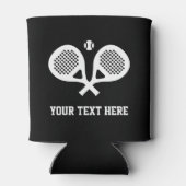 De sport van de padel koelboxxen met douanetekst blikjeskoeler (Achterkant)