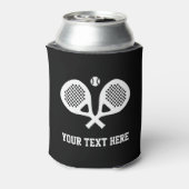 De sport van de padel koelboxxen met douanetekst blikjeskoeler (Blikje Achterkant)