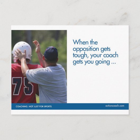 De sportenbriefkaart van het football briefkaart (Voorkant)