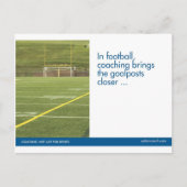 De sportenbriefkaart van het football briefkaart (Voorkant)