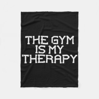 De sportschool is mijn therapieoefening Fitness Ma Fleece Deken