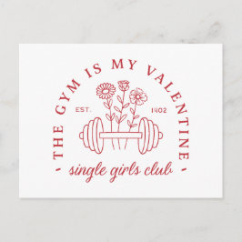 De sportschool is mijn valentijn single meisjes fi briefkaart