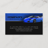 De Sportwagen van de Koningsblauwen van het Visitekaartje (Achterkant)