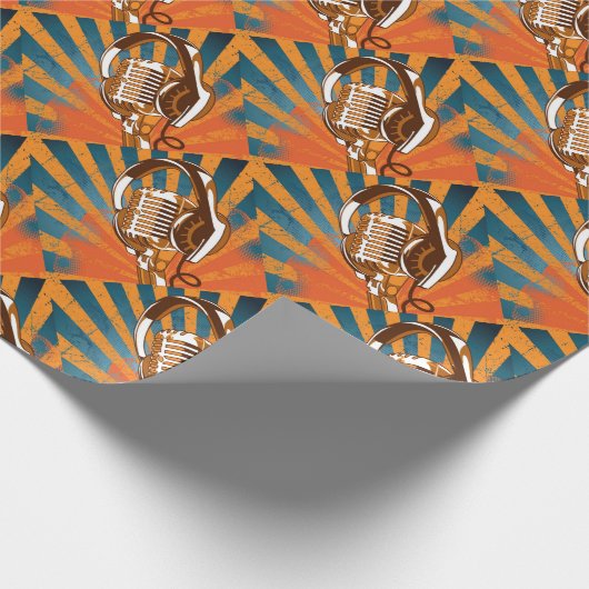 De spraakmicrofoon cadeaupapier (Hoek)