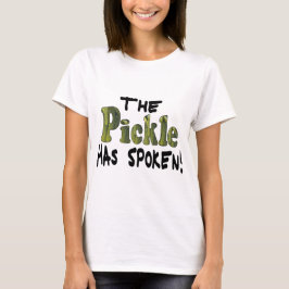 De sprekende augurk t-shirt