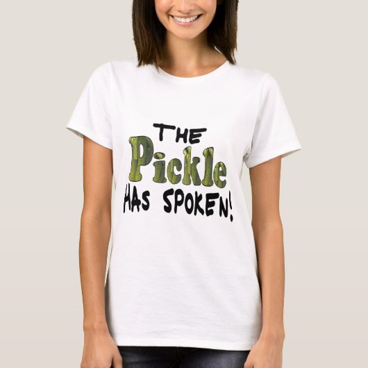 De sprekende augurk t-shirt (Voorkant)