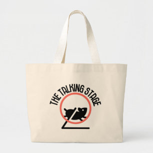 De sprekende fase.w grote tote bag