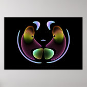 de sprekende gezichten poster (Voorkant)