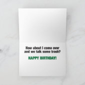 De sprekende Kaart van de Verjaardag van het Afval (Binnen)