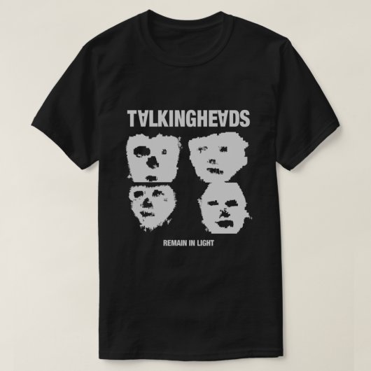 De sprekende koppen blijven in lichtwitte Essentië T-shirt (Design voorkant)