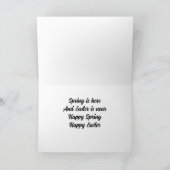 DE SPRING IS HOREN/HET SNELLERE IS NORM KAART (Binnen)