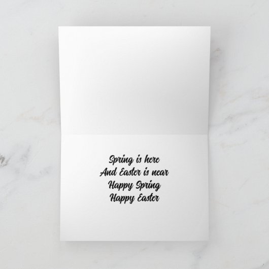 DE SPRING IS HOREN/HET SNELLERE IS NORM KAART (Binnen)