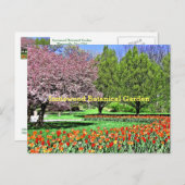 "DE SPRING KOMT AAN INNISWOOD BOTANICAL GARDEN" BRIEFKAART (Voorkant / Achterkant)