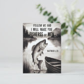 De springende vis briefkaart (Staand voorkant)