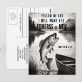 De springende vis briefkaart (Voorkant / Achterkant)