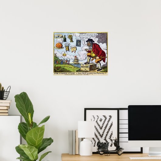 De springstang, John Bull... Poster (Thuiskantoor)