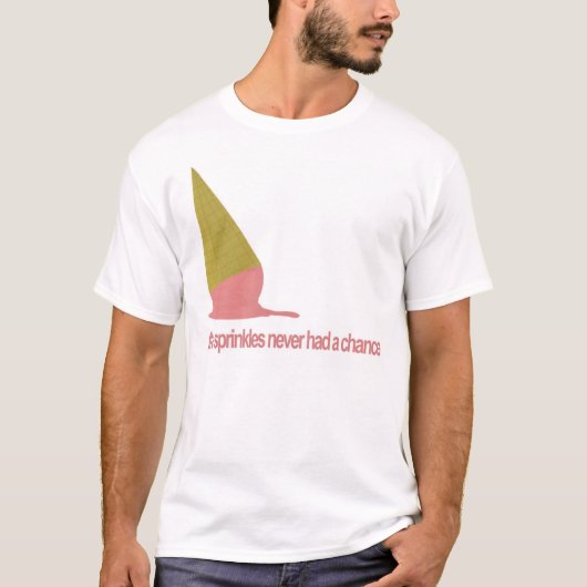 De sprinkhaan had nooit een kans t-shirt (Voorkant)
