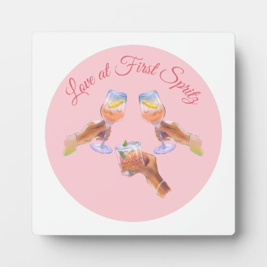 De Spritz Squad | Aperol Meisjesuitje Thema Fotoplaat (Voorkant)