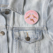 De Spritz Squad | Aperol Meisjesuitje Thema Ronde Button 5,7 Cm (In situ)