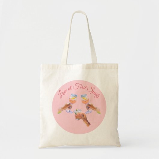 De Spritz Squad | Aperol Meisjesuitje Thema Tote Bag (Voorkant)