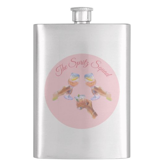 De Spritz Squad | Bruidsmeisjes Bachelorette-feest Flacon (Voorkant)