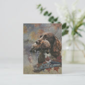 De Sprocker Spaniel, kunst over schiet-/jachthonde Briefkaart (Staand voorkant)