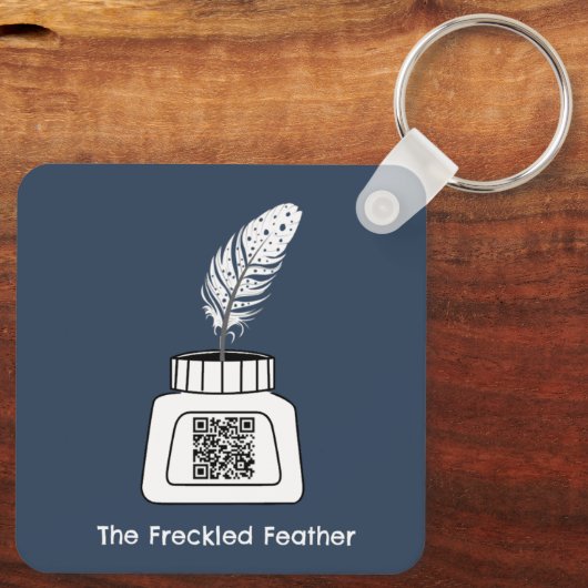 De Sproetveer Sleutelhanger (Achterkant)