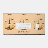 "De sprong van de zwaartekracht" Bureaumat (Keyboard & Muis)