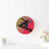 De Sprong van Snowboard Ronde Klok (Huis)