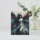 De sprookjesachtige glitch briefkaart (Staand voorkant)