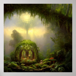 De Sprookjesprieel Fantasie Kunst Poster