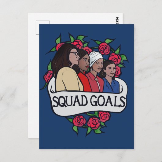 "De Squad" Briefkaart (Voorkant / Achterkant)
