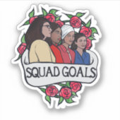 "De Squad" Sticker (Voorkant)