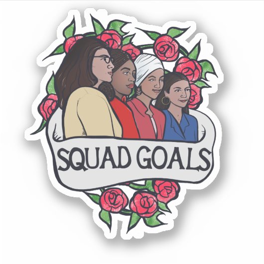 "De Squad" Sticker (Voorkant)