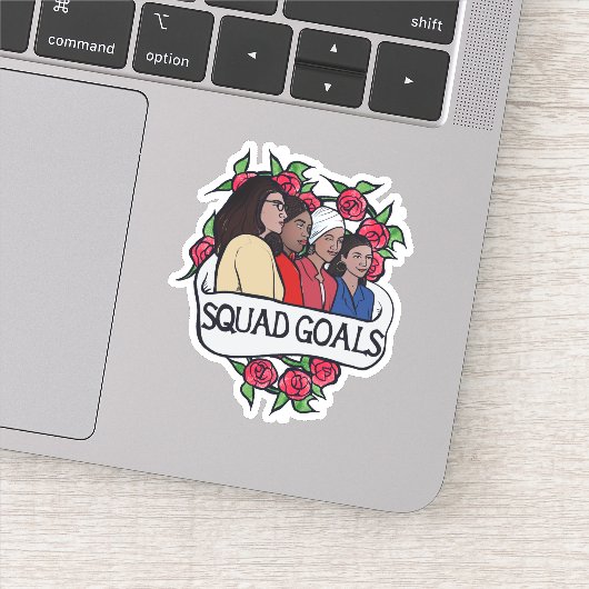 "De Squad" Sticker (Detail)