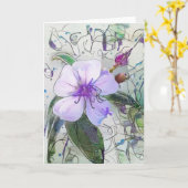 De Squiggly Series - Paarse Kaart (Gele Bloem)