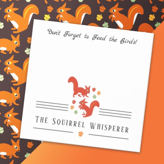 De Squirrel Whisperer Post-it Notes