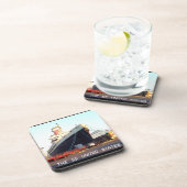 De SS United States Ocean Liner Bier Onderzetter (Rechterzijde)