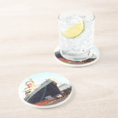 De SS United States Ocean Liner Zandsteen Onderzetter (Zijkant)