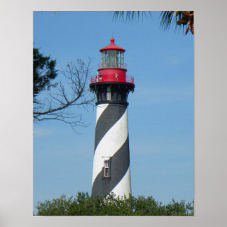 DE ST. AUGUSTINE LIGHTHOUSE POSTER
