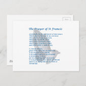 De St Francis Prayer Briefkaart (Voorkant / Achterkant)