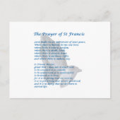 De St Francis Prayer Briefkaart (Voorkant)