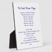 De St Francis Prayer Fotoplaat (Zijkant)