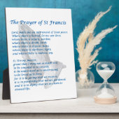 De St Francis Prayer Fotoplaat (Zijkant)