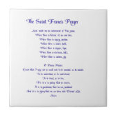 De St Francis Prayer Tegeltje (Voorkant)