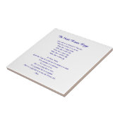 De St Francis Prayer Tegeltje (Zijkant)