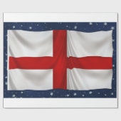 De St George Cross Patriottische Vlag in Engeland Cadeaupapier (Vlak)