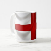 De St George Cross Patriottische Vlag in Engeland Koffiemok (Voorkant links)